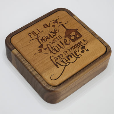 Flip Top Box (4 1/2 x 4 1/2 inches)