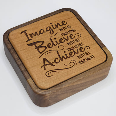 Flip Top Box (4 1/2 x 4 1/2 inches)