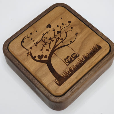Flip Top Box (4 1/2 x 4 1/2 inches)
