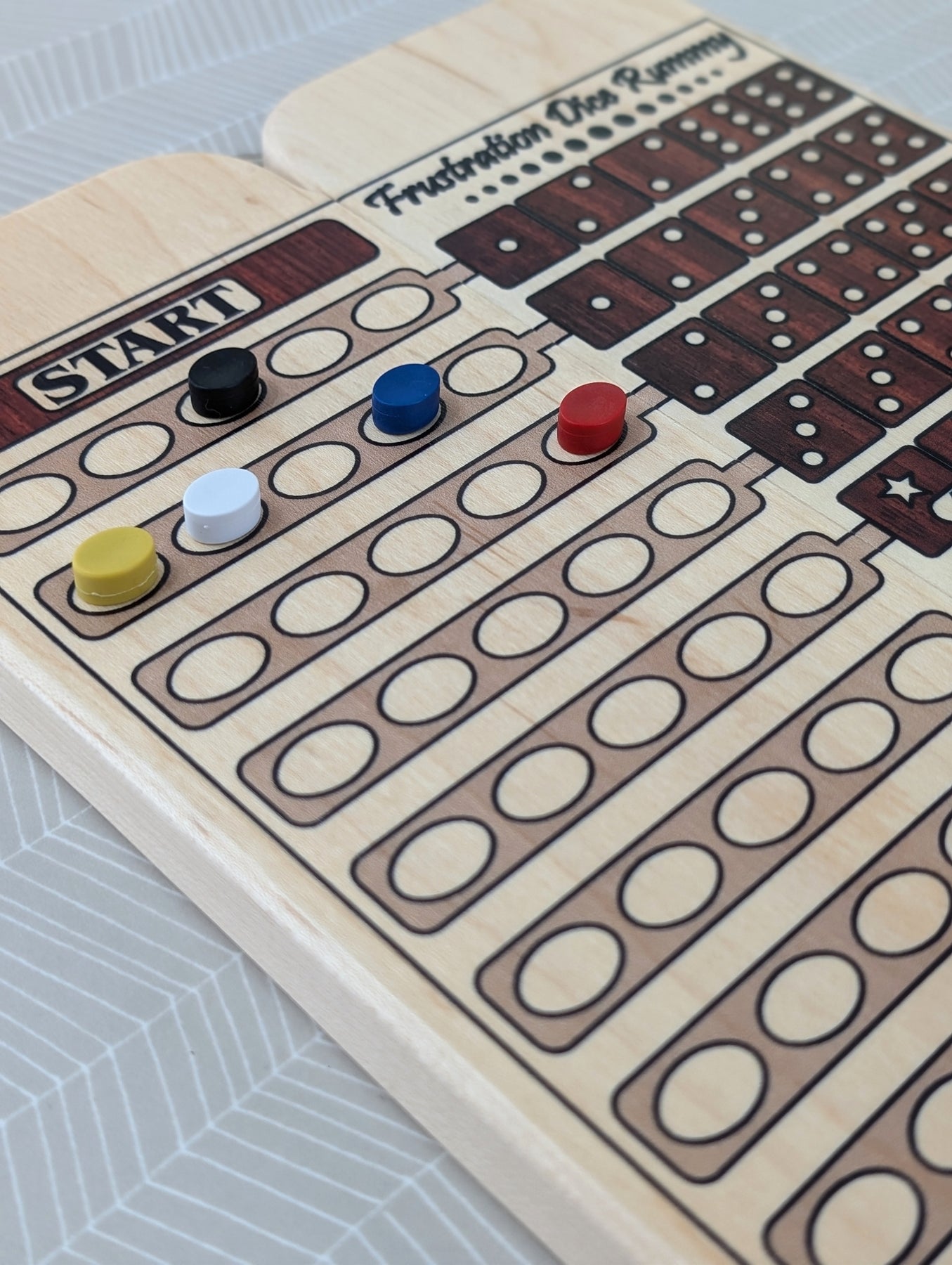 Travel Frustration Rummy (Dice and Cards) – Michaud Toys