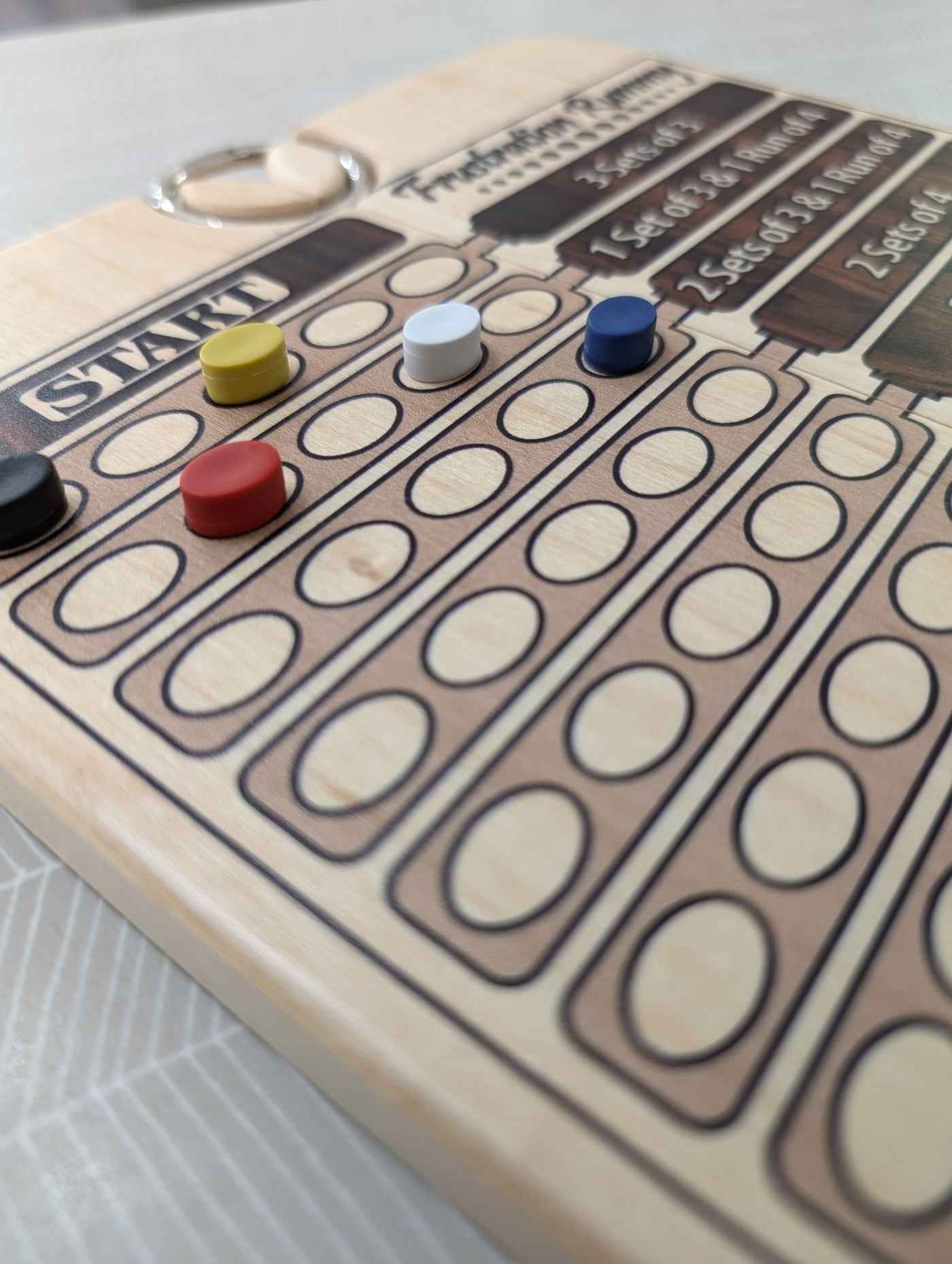 Travel Frustration Rummy (Dice and Cards)