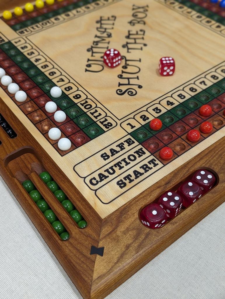 Grands Classiques / jeux en bois / Shut The Box - Modèle 4 Joueurs Grands Classiques / jeux en bois / Shut The Box - Modèle 4 Joueurs